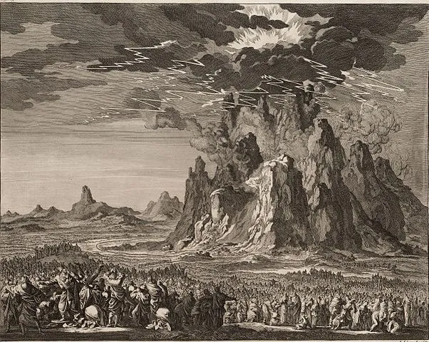 Exodus 19 lithograph